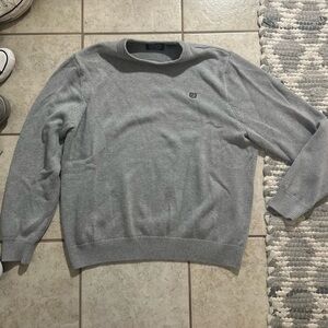 Chaps Men's Light Gray Crewneck Sweater